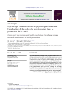 Psychologie communautaire et psychologie de la sante.pdf